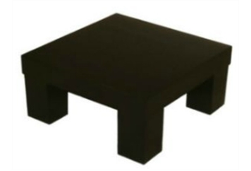 Domus Black End Table (Tables - End) in Orlando