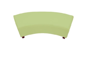 Minotti Curved Bench - Light Green (Benches) in Orlando