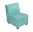 Minotti Sectional Chair - Turquoise (Chairs - Accent and Lounge) in Orlando