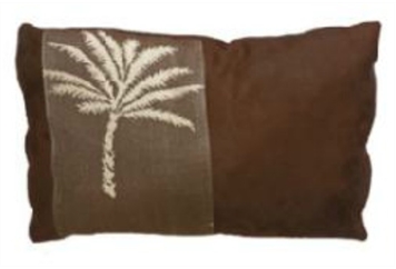 Pillow Small Brown Palm (Pillows) in Orlando
