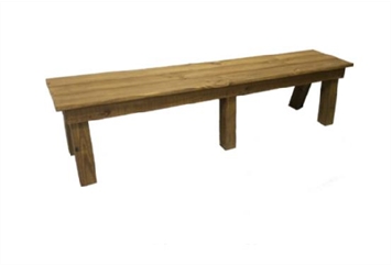 Wooden Rustic Bench (Benches) in Orlando