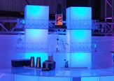 Acrylic Bar Back - Cubes in Orlando