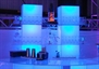 Acrylic Bar Back - Cubes (Bar Backs and Shelving) in Orlando