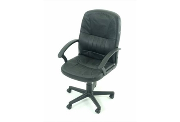 Executive Chair Black Leather 2 (Chairs - Office) in Orlando