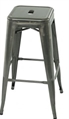 Marcus Backless Barstool- Gun Metal in Orlando