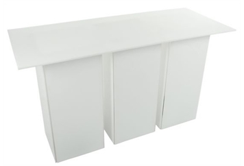 Acrylic Pedestal Bar - white in Tampa, St Petersburg