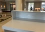 Wood Top Registration Desk with Shelves in Orlando