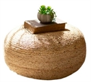 Pouf - Braided Jute in Miami, Ft. Lauderdale, Palm Beach