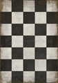 Vintage Vinyl Rug - Black Checker in Miami, Ft. Lauderdale, Palm Beach