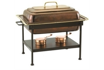 Antique Copper Rectangular Chaffing Dishes in Miami, Ft. Lauderdale, Palm Beach