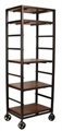 Industrial Wood Metal Bakers Rack in Miami, Ft. Lauderdale, Palm Beach