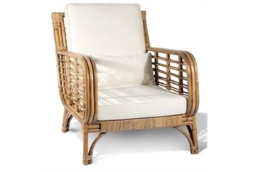 Rattan Arm Chair - Kalinda Square Back in Miami, Ft. Lauderdale, Palm Beach