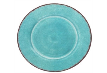 Antiqua Melamine Aqua Round Platter in Miami, Ft. Lauderdale, Palm Beach