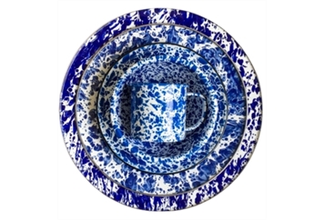 Blue Splatterware Collection China Set in Miami, Ft. Lauderdale, Palm Beach