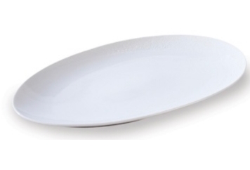 Jakarta Oval White Platter in Miami, Ft. Lauderdale, Palm Beach