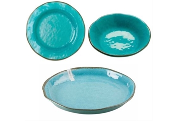 Veranda Melamine Aqua Collection China Set in Miami, Ft. Lauderdale, Palm Beach