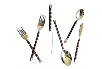 Copper Rope Flatware Set in Miami, Ft. Lauderdale, Palm Beach