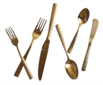 Lucca Faceted Gold Flatware Set in Miami, Ft. Lauderdale, Palm Beach