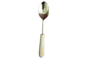 Rustic Salad Serving Spoon Whitewash in Miami, Ft. Lauderdale, Palm Beach