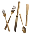 Vivi Brushed Gold Flatware Set in Miami, Ft. Lauderdale, Palm Beach