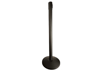 Stanchion - Retractable Black in Miami, Ft. Lauderdale, Palm Beach