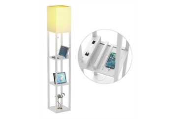 Floor Lamp with Shelves - White in Miami, Ft. Lauderdale, Palm Beach