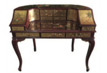 Chinois Gilded Writing Desk in Miami, Ft. Lauderdale, Palm Beach