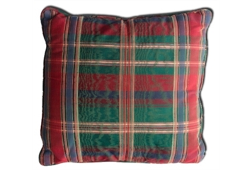 Pillow - Plaid Green & Red in Miami, Ft. Lauderdale, Palm Beach