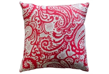 Pillow - Red Paisley in Miami, Ft. Lauderdale, Palm Beach