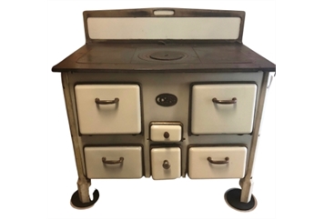 Antique Stove White Buffet Table in Miami, Ft. Lauderdale, Palm Beach