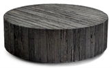 Barrel Wood Coffee Table - Charcoal in Miami, Ft. Lauderdale, Palm Beach