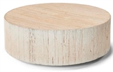 Barrel Wood Coffee Table - Natural in Miami, Ft. Lauderdale, Palm Beach