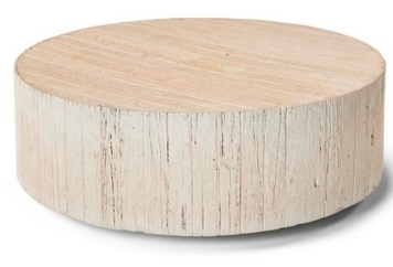 Barrel Wood Coffee Table - Natural in Miami, Ft. Lauderdale, Palm Beach