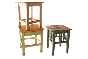 Antique Stool End Table in Miami, Ft. Lauderdale, Palm Beach