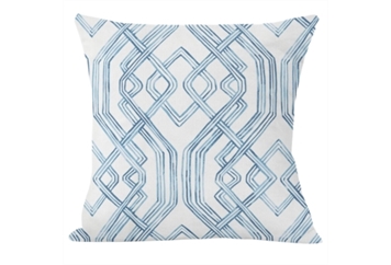 Indigo Trellis Pillow in Tampa, St Petersburg