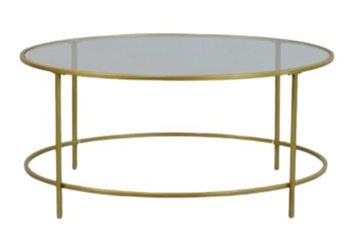 Tribeca Coffee Table - Gold in Tampa, St Petersburg