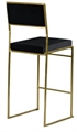 Tribeca Gold Barstool - Black in Tampa, St Petersburg