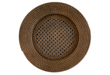 Walnut Rattan Charger in Tampa, St Petersburg