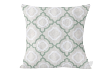 Spring Green Lattice Pillow in Naples, Marco Island, Ft. Myers