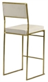 Tribeca Gold Barstool - Oatmeal in Naples, Marco Island, Ft. Myers