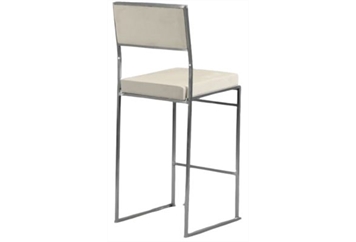 Tribeca Silver Barstool - Oatmeal in Naples, Marco Island, Ft. Myers