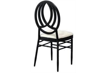 Phoenix Black Chair with White Tufted in Orlando