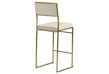 Tribeca Gold Barstool - Oatmeal in Miami, Ft. Lauderdale, Palm Beach