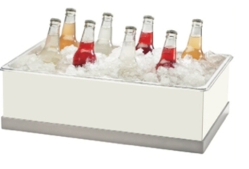 Luxe White/Stainless Steel Ice Housing in Orlando