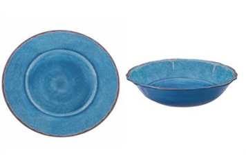 Antiqua Melamine Blue Collection China Set in Tampa, St Petersburg