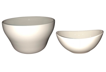 Sweese Porcelain Bouillon White Collection China Set in Tampa, St Petersburg