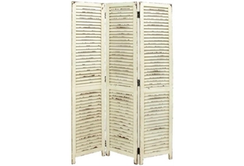 Wood Shutter 3 Panel Screen in Tampa, St Petersburg