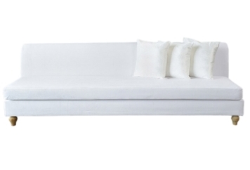 Velluto Sofa - White 6ft in Tampa, St Petersburg