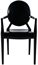 Ghost Black Chair With Arms (Chairs - Dining) in Orlando
