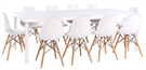 Parson White Dining Table (Tables - Dining) in Orlando